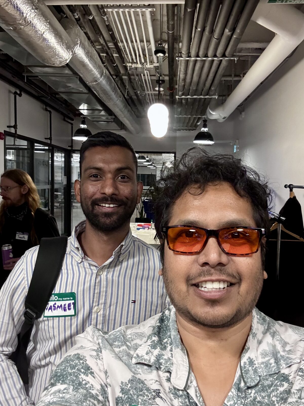 Two attendees at Summer Nights Waterloo
